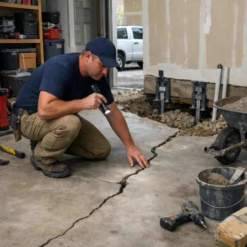 Foundation Settling Repair Edison