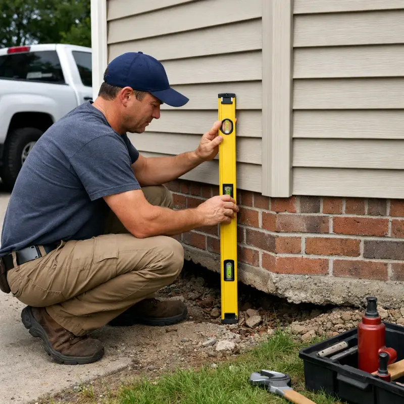Foundation Settling Repair Edison